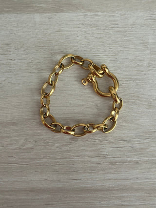 Horsebit Chunky Link Bracelet